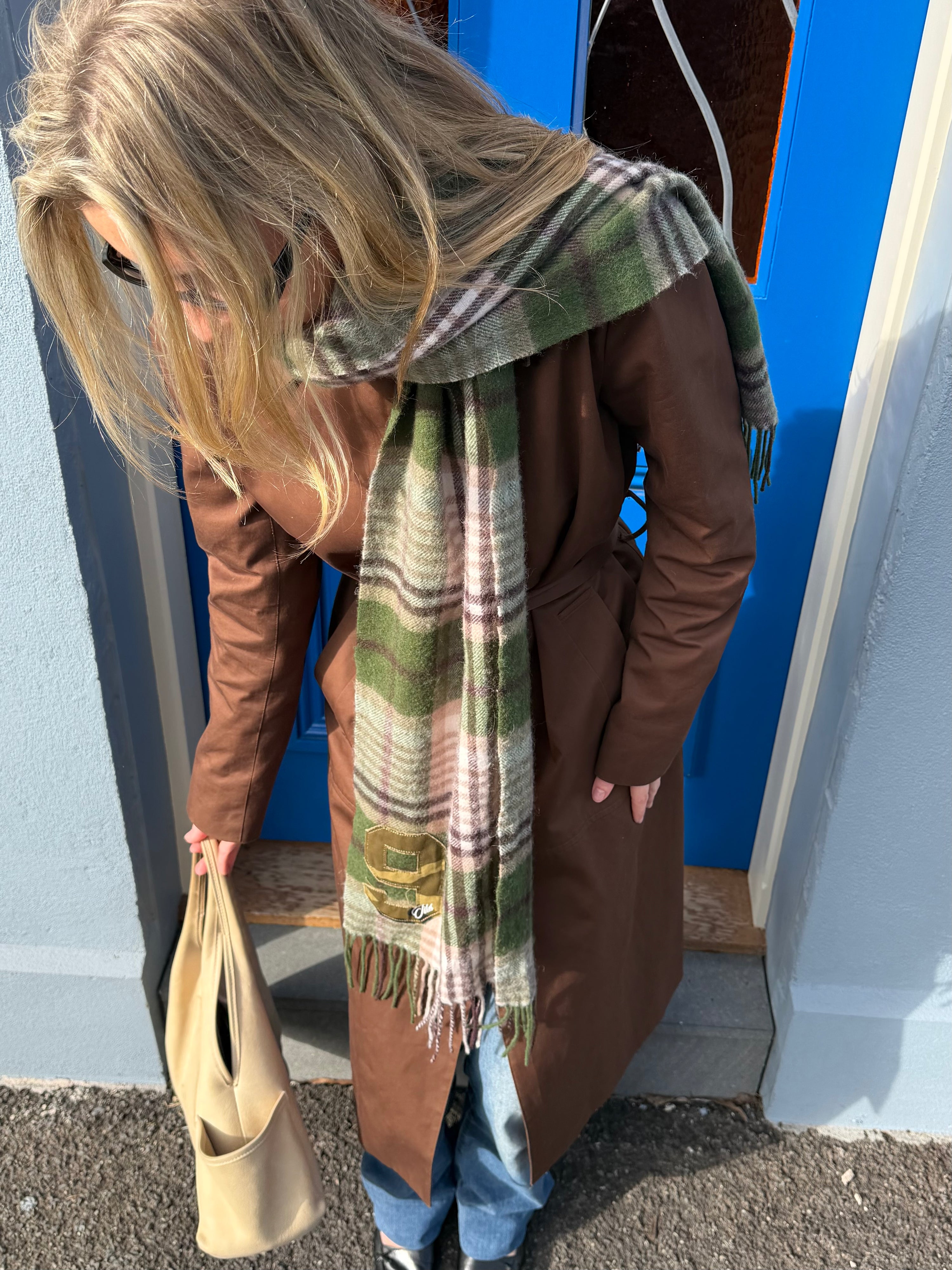 Wool Plaid Scarf