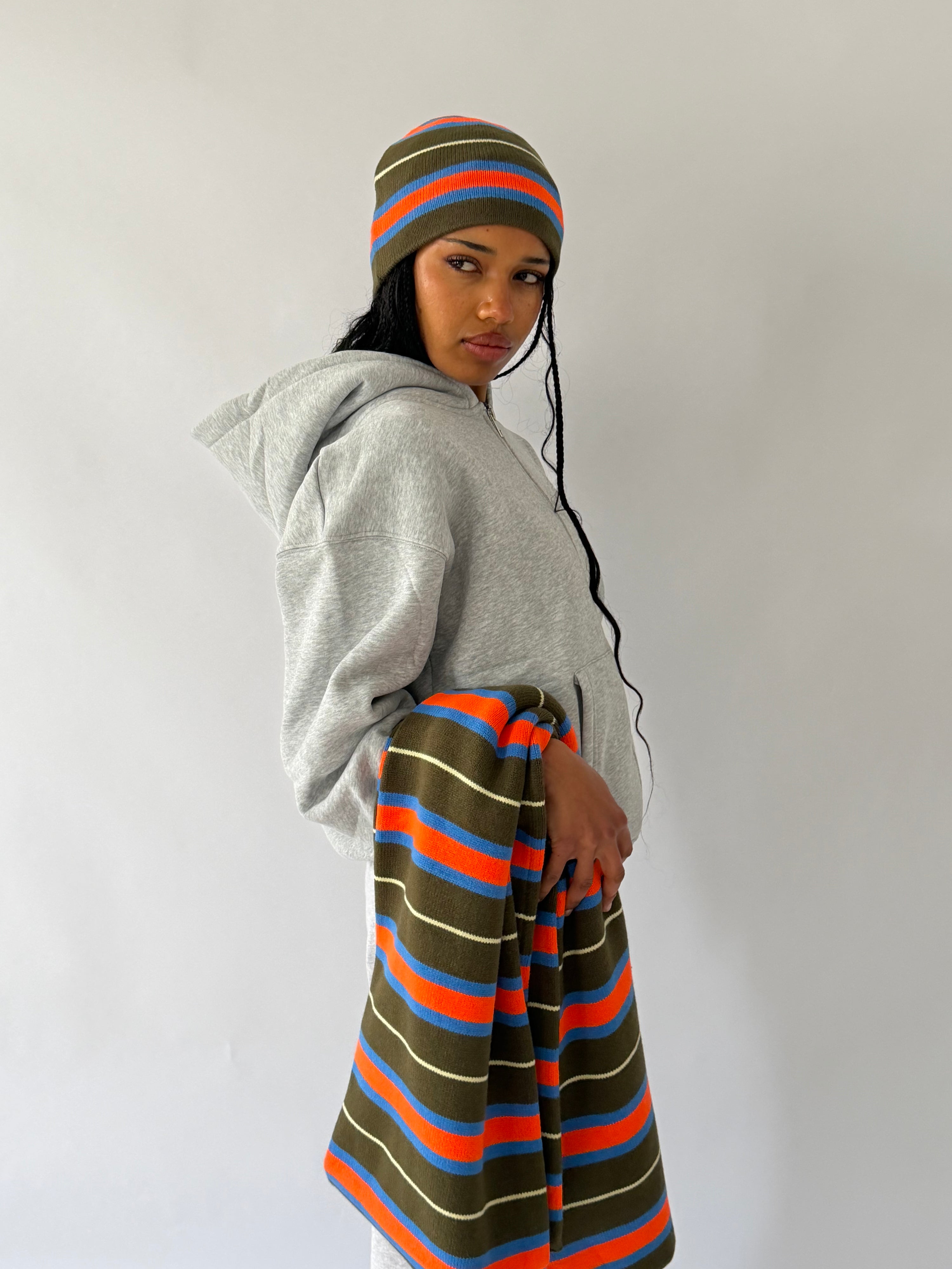 Striped Beanie