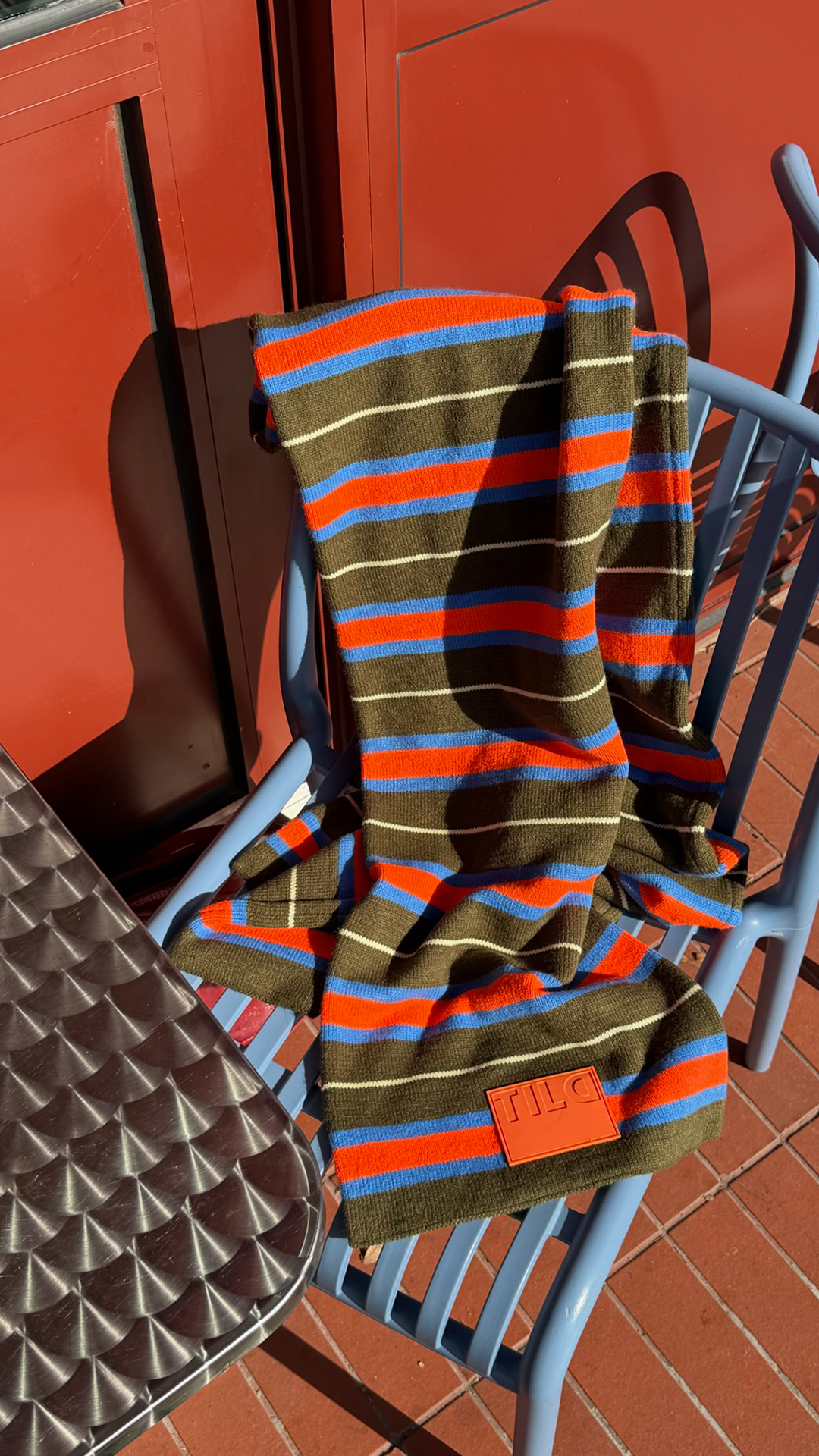 Striped Scarf - Khaki