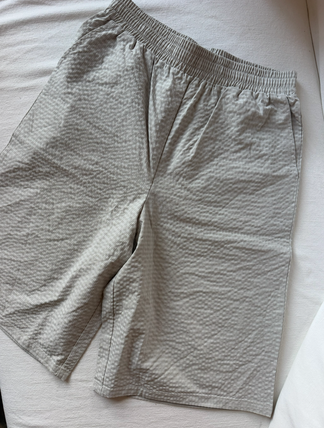 Checked Shorts - Grey