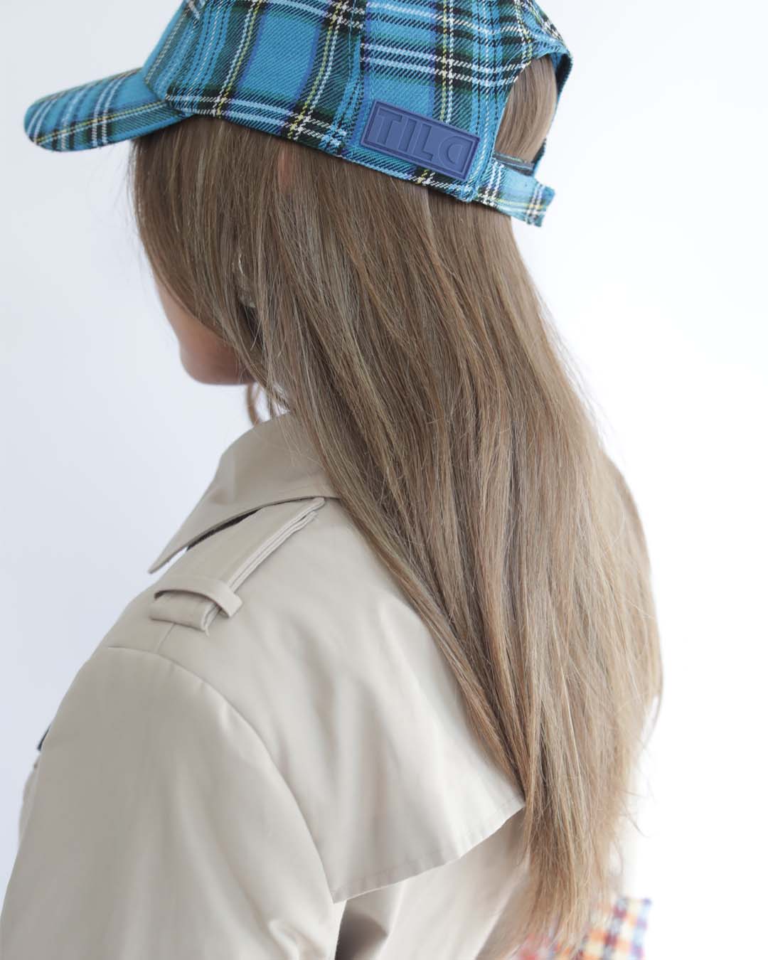 Blue Plaid Cap