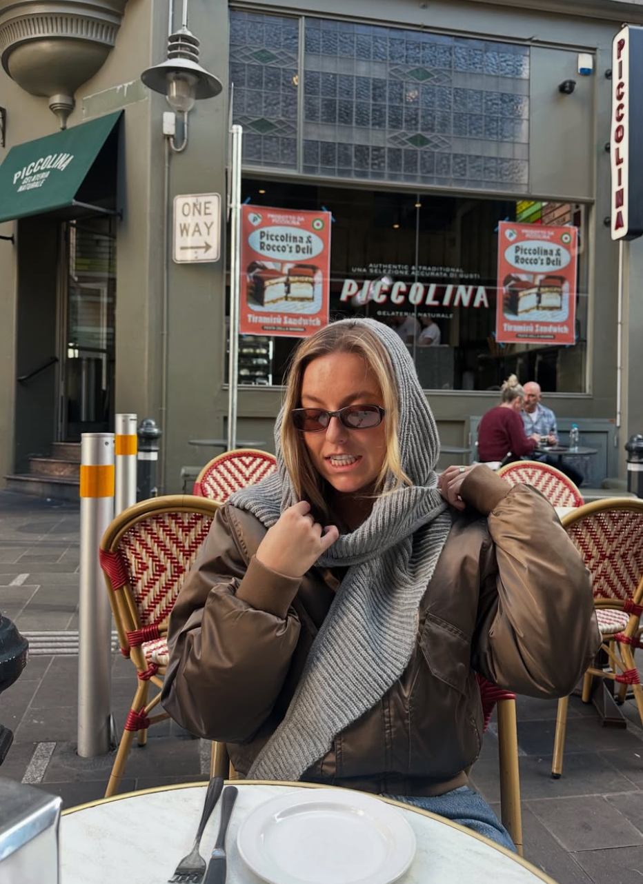 Tild Grey Scarf Hood